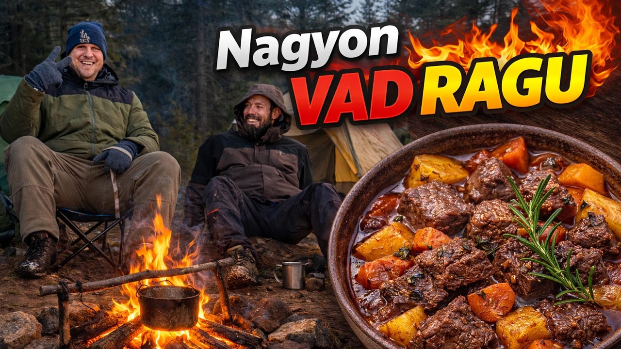 Nagyon vad kemping🤯💪🔥Tibi féle szarvasragu🦌#reklám