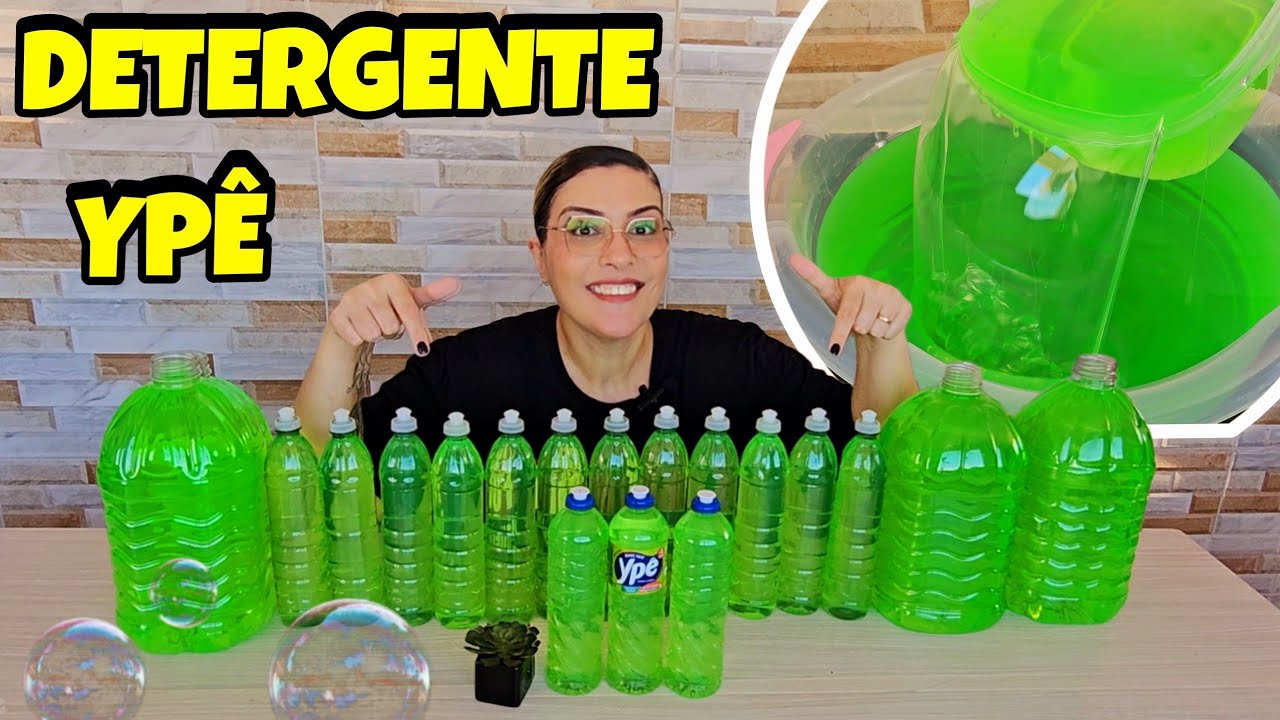 DETERGENTE CASEIRO YPÊ CAPIM-LIMÃO COM VINAGRE E BICARBONATO ALTO PODER DESENGORDURANTE 😱🤑