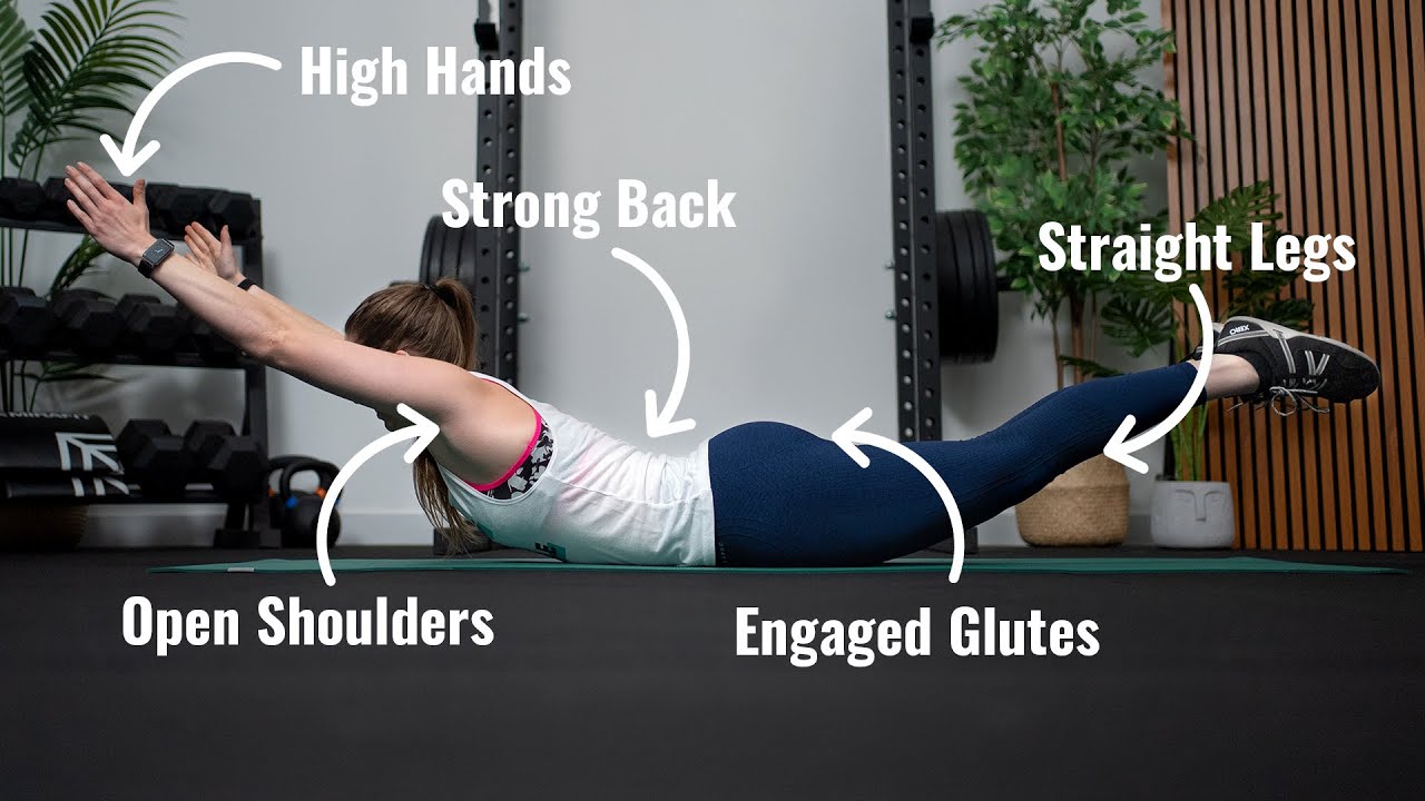 How to do an Arch Hold position properly! Great for CrossFit, Gymnastics, and lower back strength!