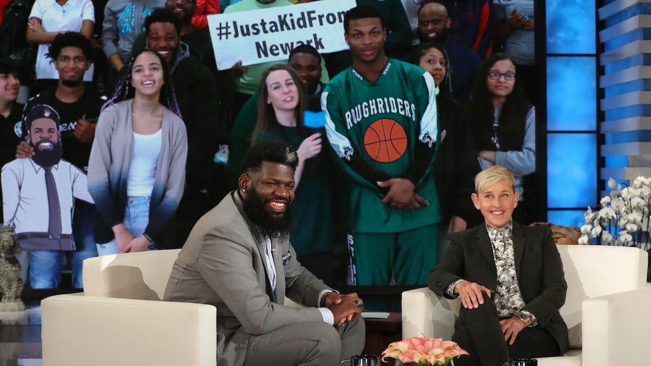 Ellen Welcomes Back Inspiring Principal Akbar Cook
