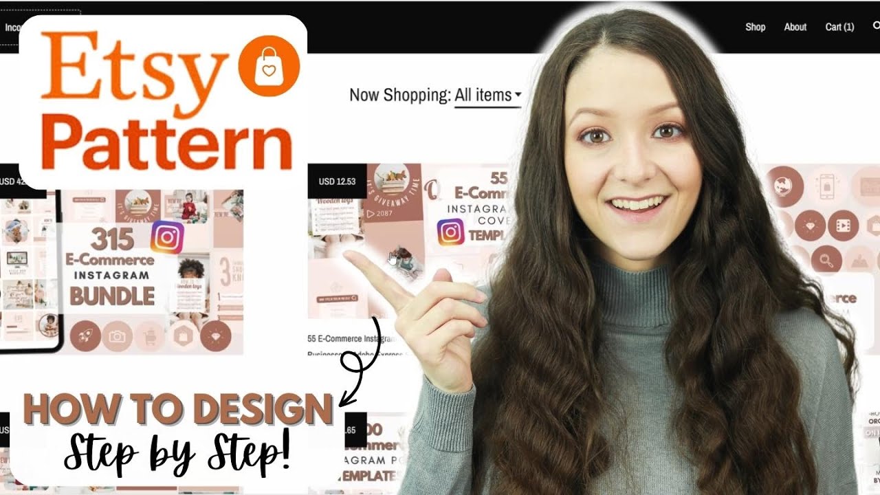 How to Design an Etsy Pattern Website Step-by-step!