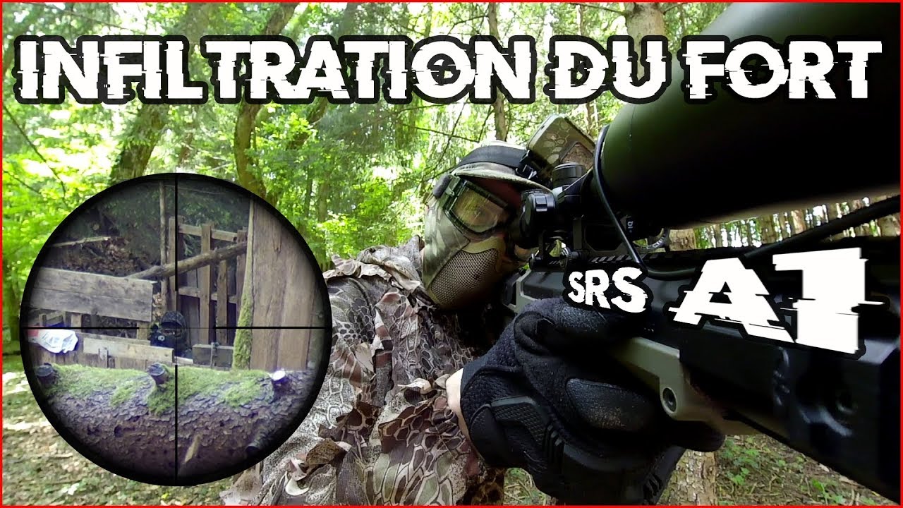 INFILTRATION DU FORT !!! SRS A1 SILVERBACK | G18C YAKUZA | Yi 4k+ [AIRSOFT FRANÇAIS] #6