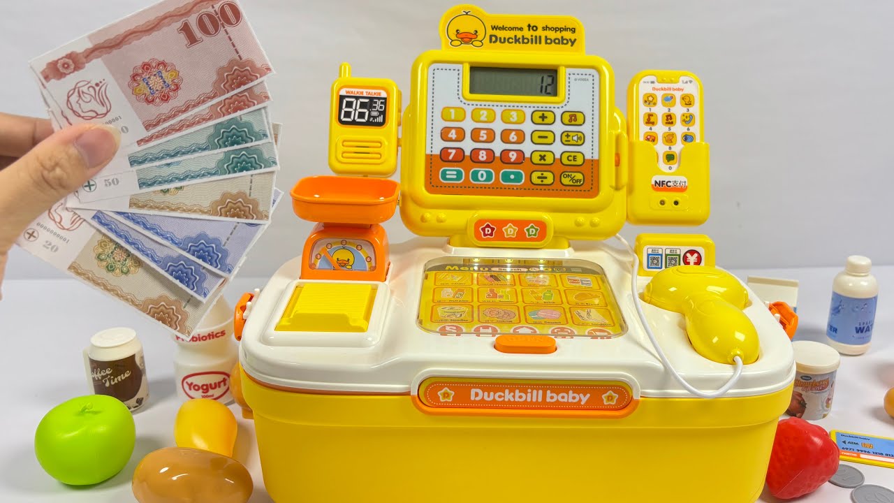 [🐰toy asmr🐰]Automatic cash register game set ASMR meets no dialogue unboxing | Review Toys
