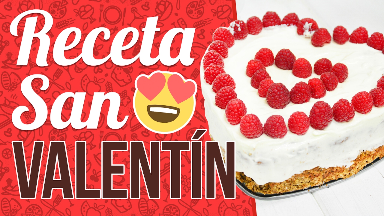 Receta fitness San valentín - Tarta San valentín fitness - Tarta de San Valentín fácil y saludable