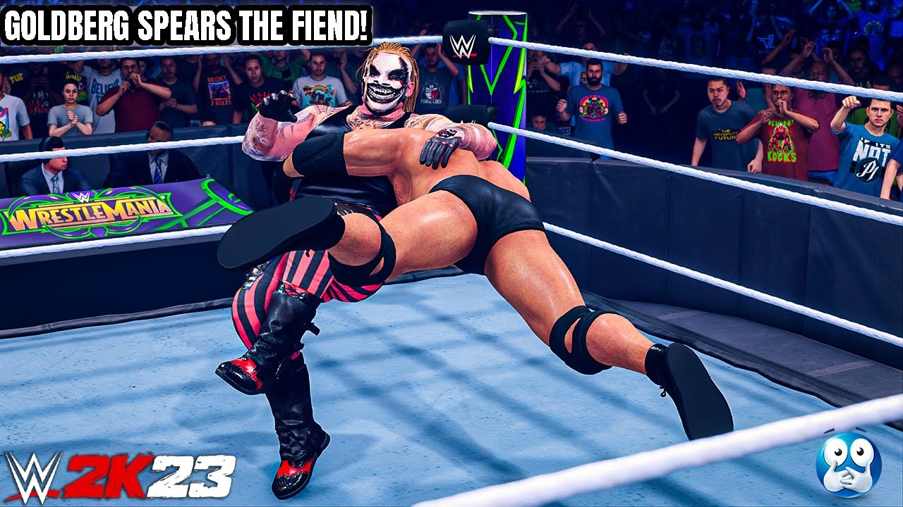 GOLDBERG SPEARS THE FIEND! 😱🔥 | WWE 2K23 WrestleMania Moment