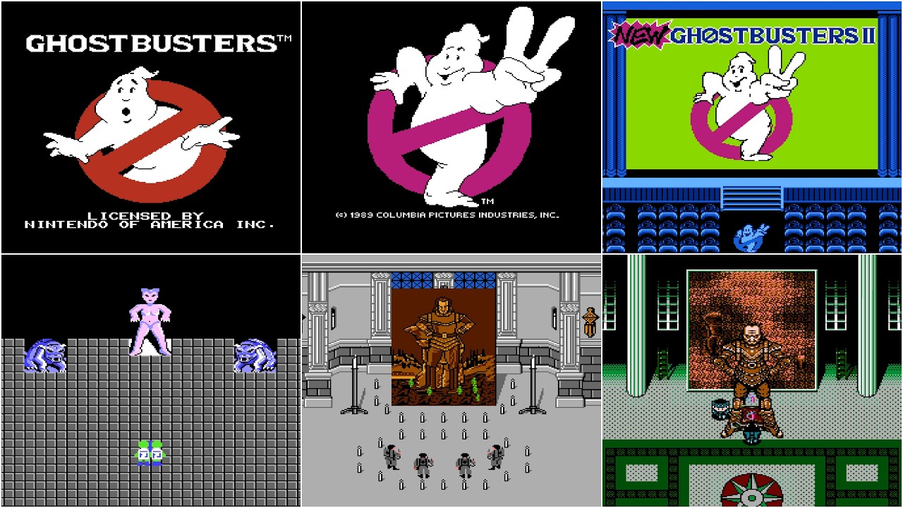 Ghostbusters, Ghostbusters II & New Ghostbusters II - All Bosses (No Death)