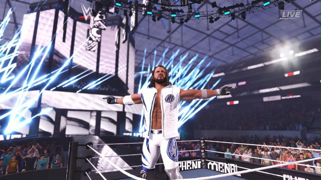 WWE 2K25 Aj Styles vs Logan Paul | Wrestlemania 41 | Rivalry battle