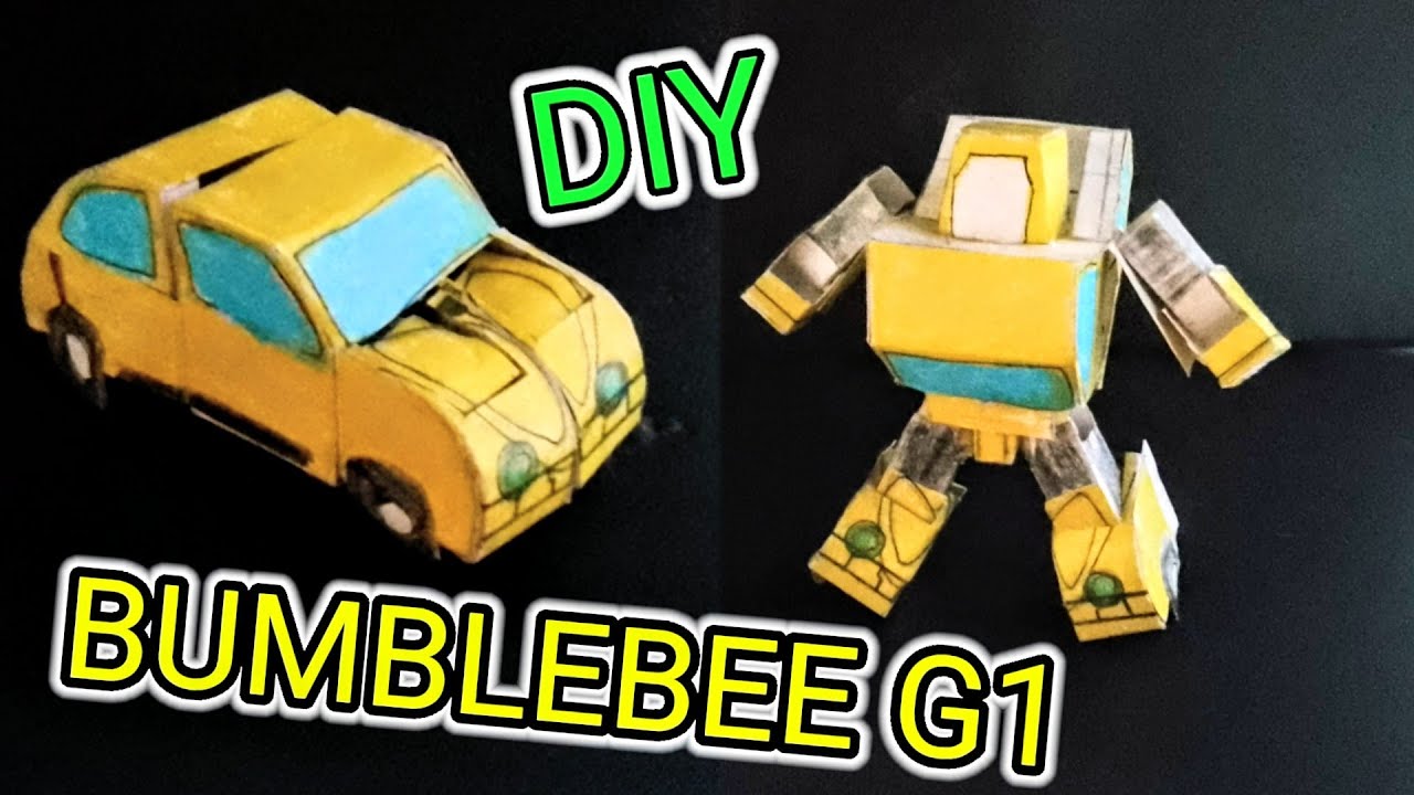 CARA MEMBUAT BUMBLEBEE G1(HOW TO MAKE A BUMBLEBEE G1) | DIY TRANSFORMERS BUMBLEBEE G1