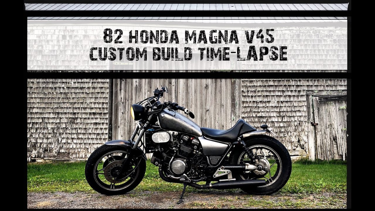 82 Honda Magna V45 Custom Build Time-lapse