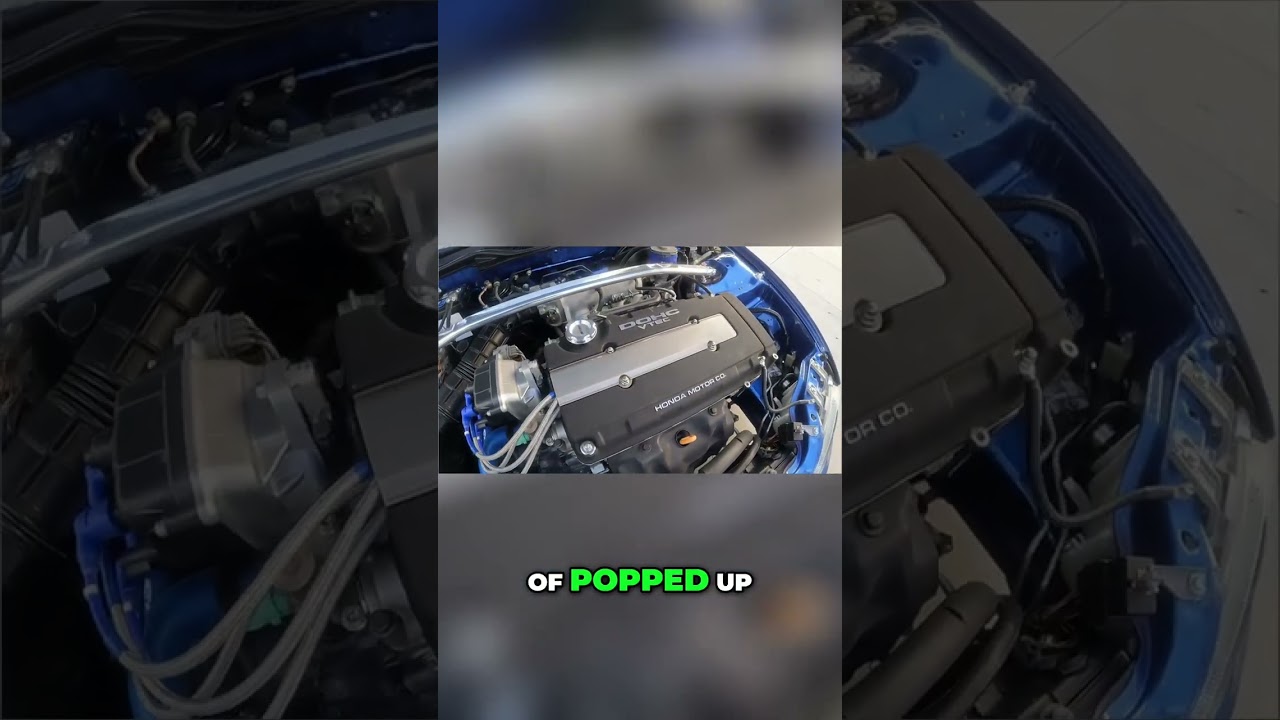 Honda Civic Type R Swap 1997 года: оригинальный внешний вид и сумасшедший двигатель! #шорты