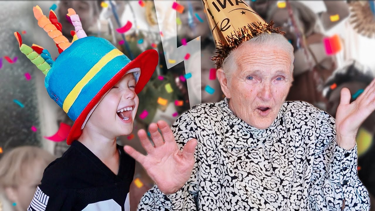 🥳  SURPRIZA pentru STRĂBUNICA la 80 de ANI