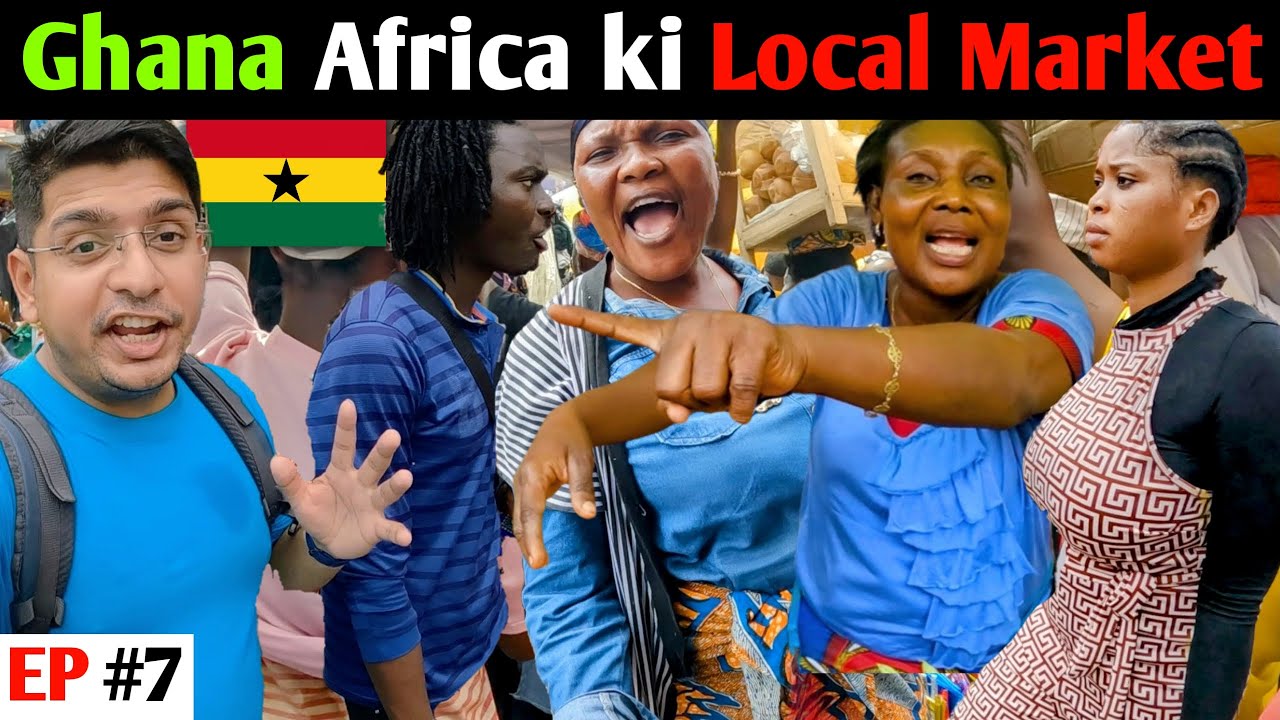 Largest & Craziest Market of Accra, Ghana 🇬🇭😱