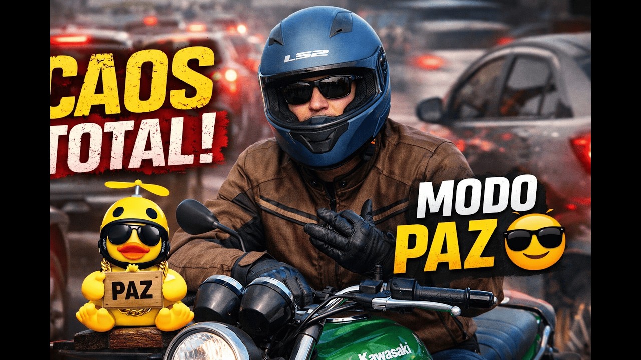 Caos na Pista, Paz no Capacete 😎🔥