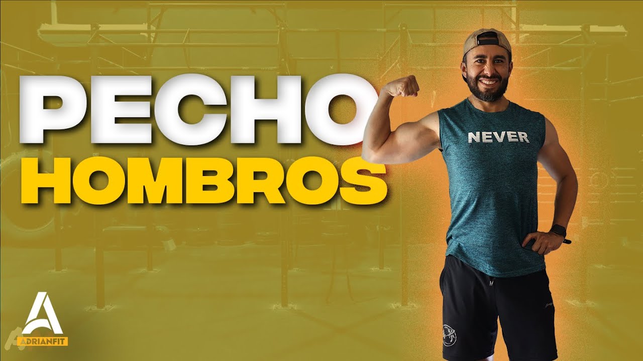 RUTINA  PECHO Y HOMBRO  EN CASA 💪 Tus músculos LLORARÁN
