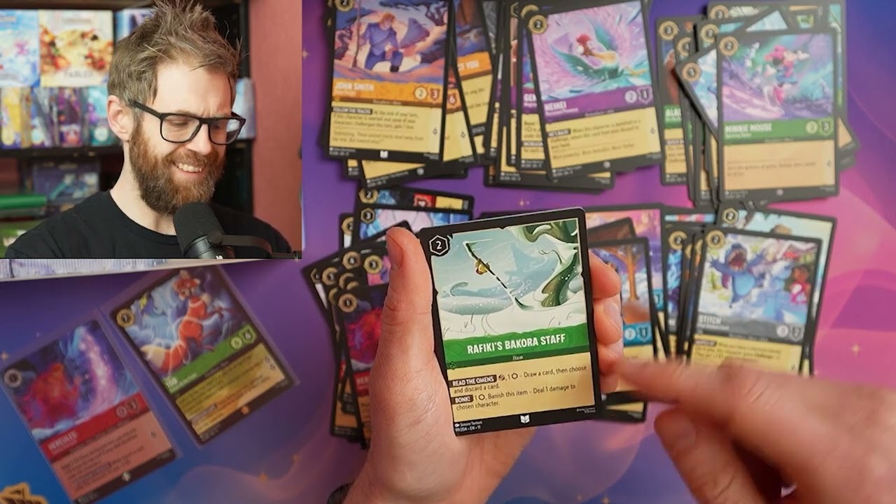 Åpner et Lorcana Winterspell display