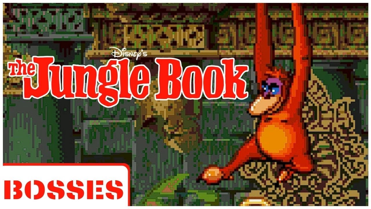 Disney's The Jungle Book - All Bosses (No Damage) + Ending // Sega Genesis / Mega Drive