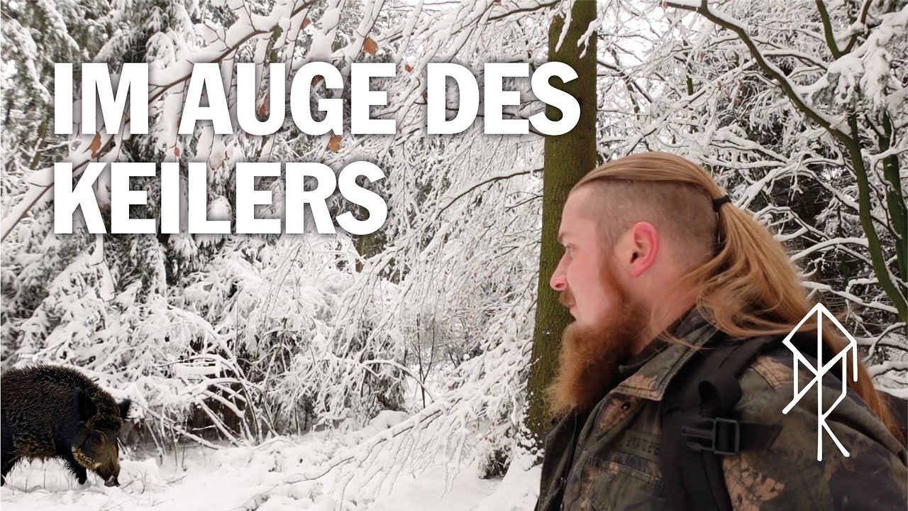 Im Auge des Keilers - Blutspuren im Schnee und Wildschwein Begegnung | Bushcraft | Survival |Urviech