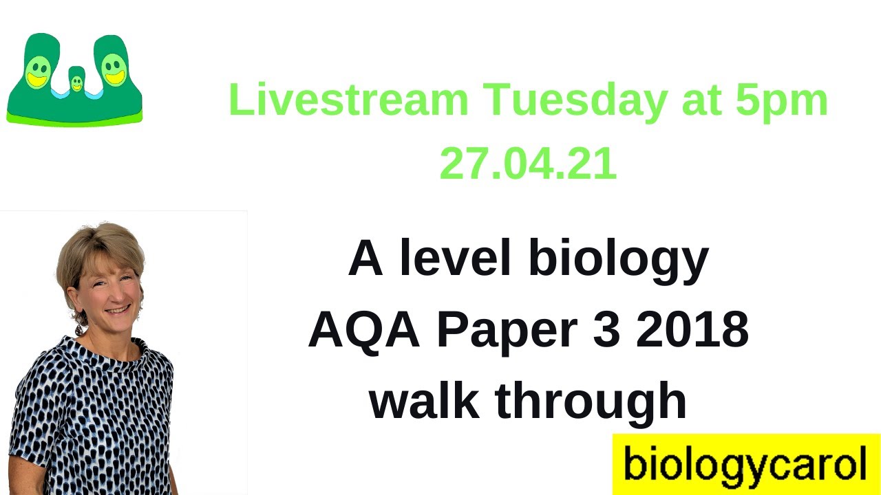 AQA Paper 3 2018 'walk through'