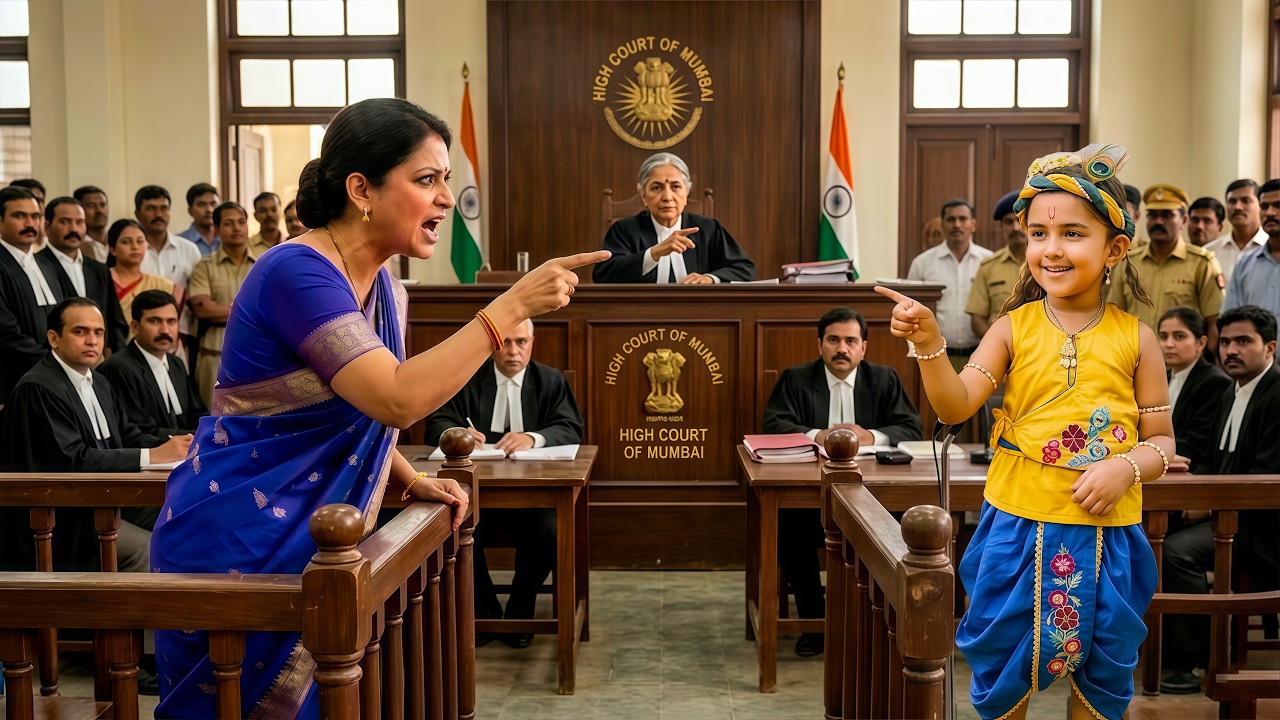 अदालत में बाल कृष्ण को ललकारा, फिर हुआ ऐसा चमत्कार | Yashomati Maiyaa Ke Nandlala