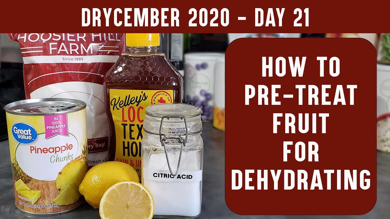 HOW TO PRETREAT FRUIT FOR DEHYDRATING:  How to stop browning in apples and bananas | DRYCEMBER