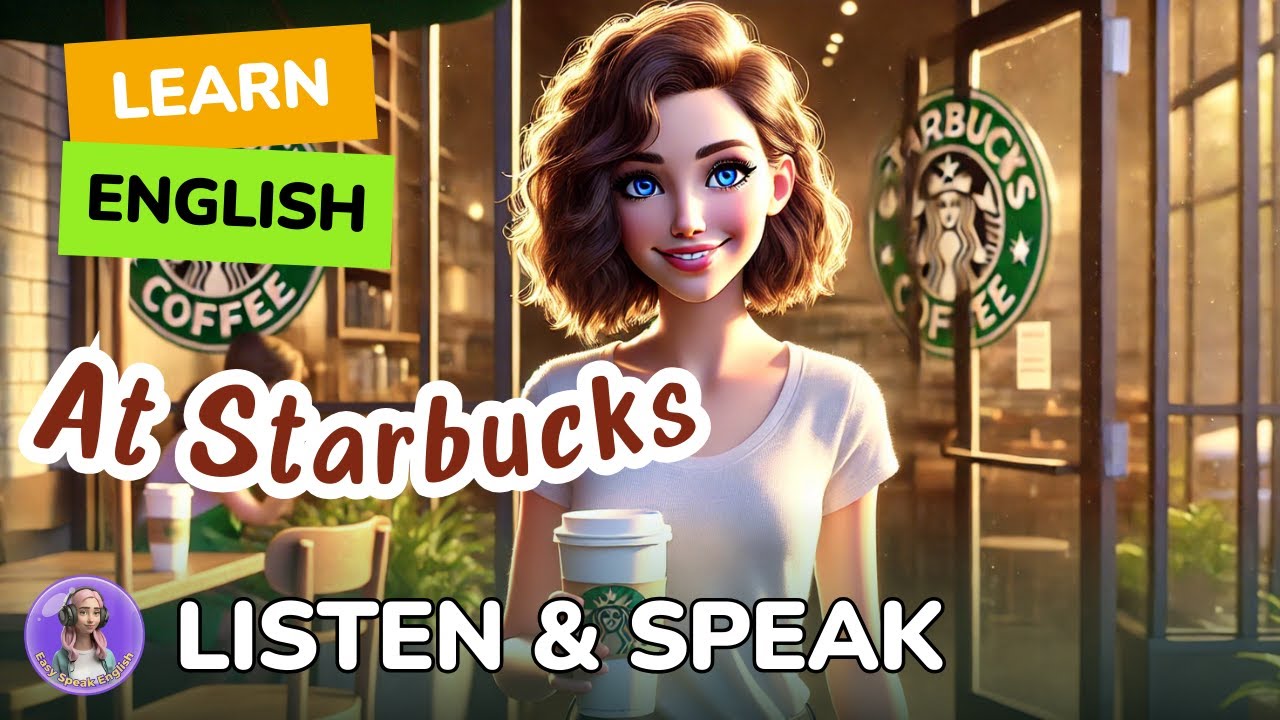At Starbucks | Improve your English | English Listening and speaking Practice