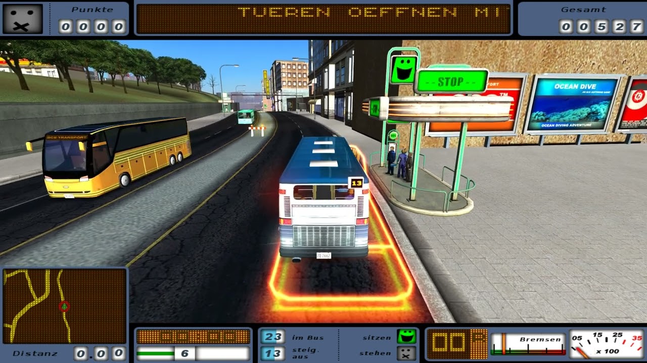 Bus Driver - Stufe 2 Mission 1: Linie 13 - Blaumann-Tour