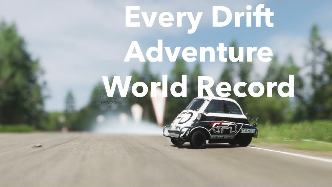 WORLD RECORD on ALL 10 Drift Adventure Tracks | Forza Horizon 4