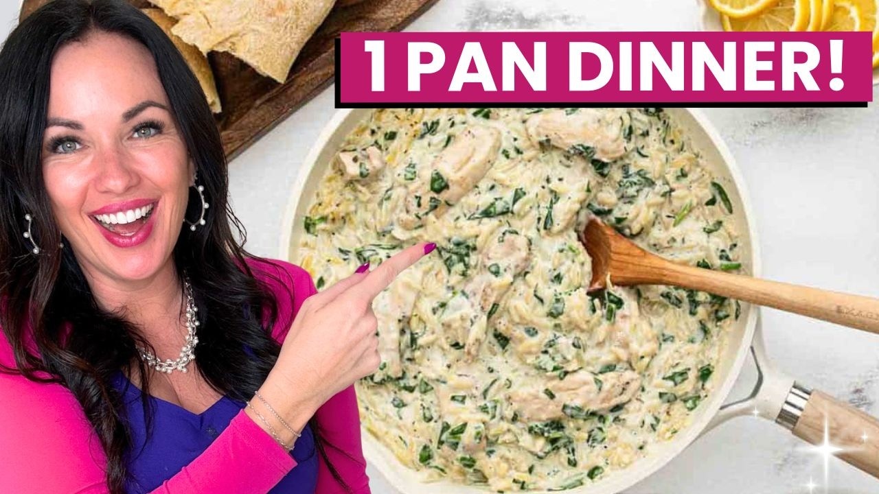 Курица с лимоном и орзо в одной кастрюле (бюджетный вариант!)