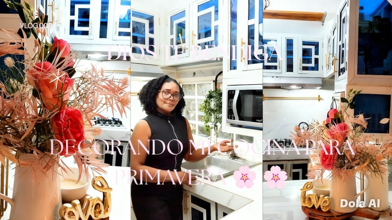 DIOS TE BENDIGA///DECORANDO MÍ COCINA PARA PRIMERA///