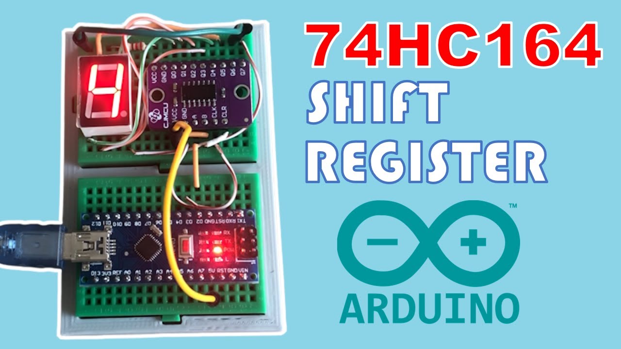 74HC164 vs 74HC595: Arduino Shift Register Comparison & Tutorial