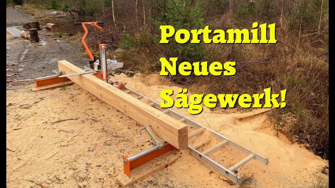 Portamill - neues Kettensägewerk für das nächste Blockhaus