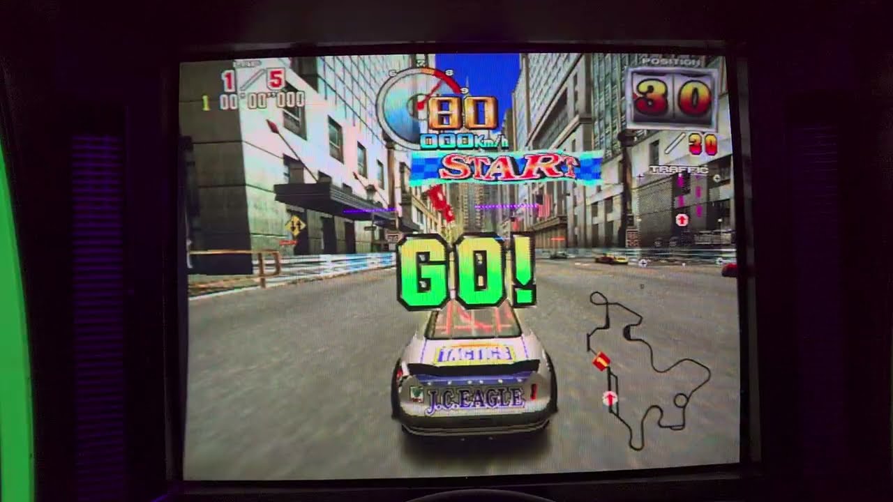 Daytona USA 2 power edition arcade expert stage AT