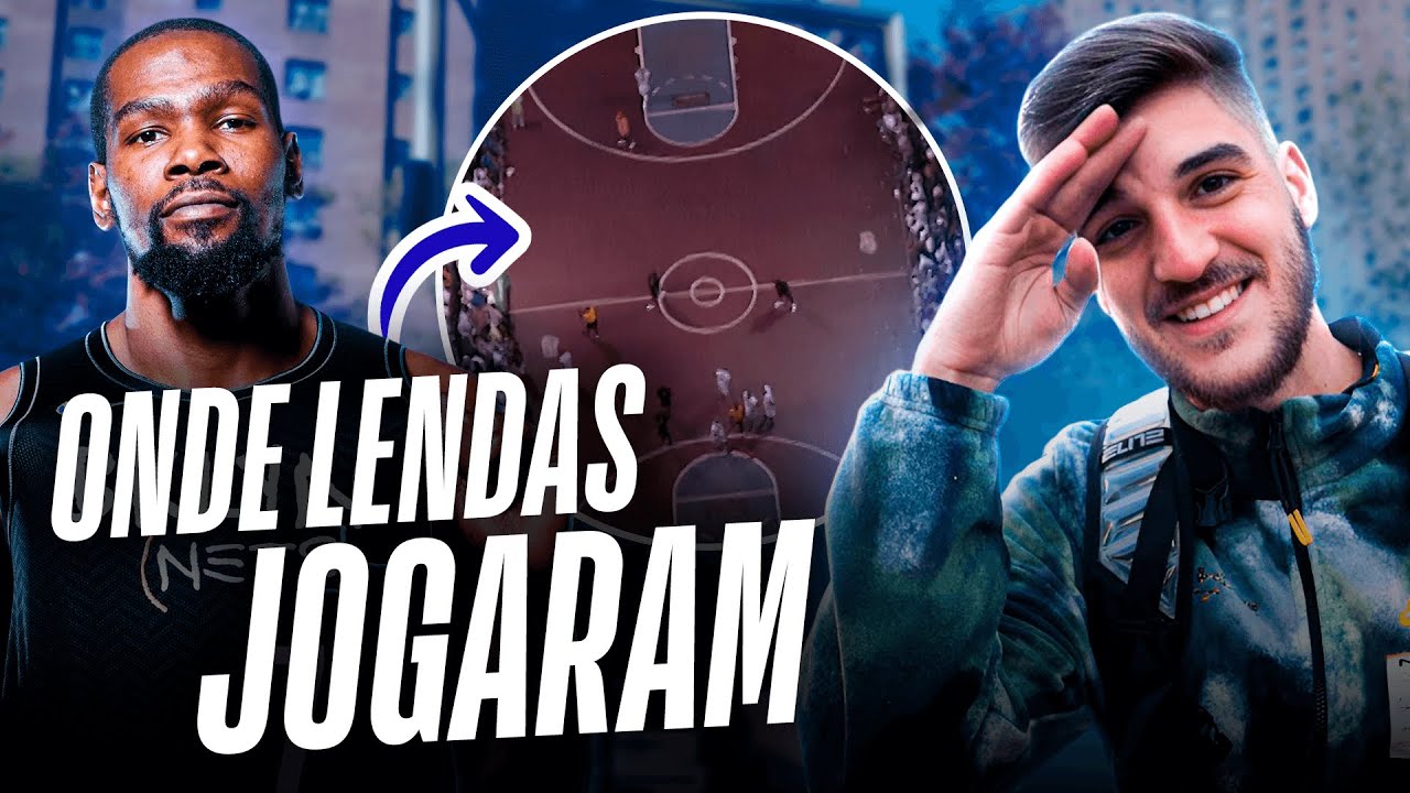 A quadra mais IC&Ocirc;NICA do basquete de rua! - Caio Reage (vlog)