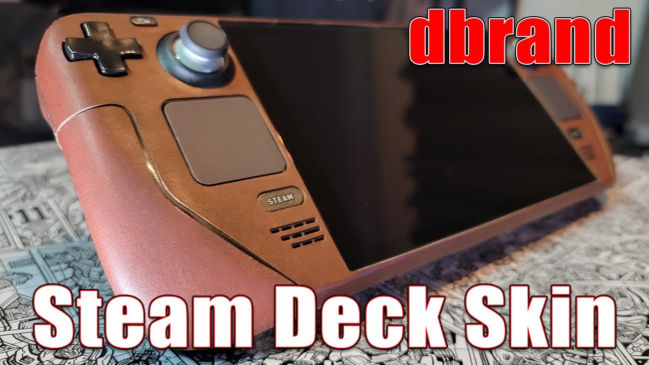 Steam Deck Mods: dbrand Real Leather Skin & Tempered Glass Install & Review