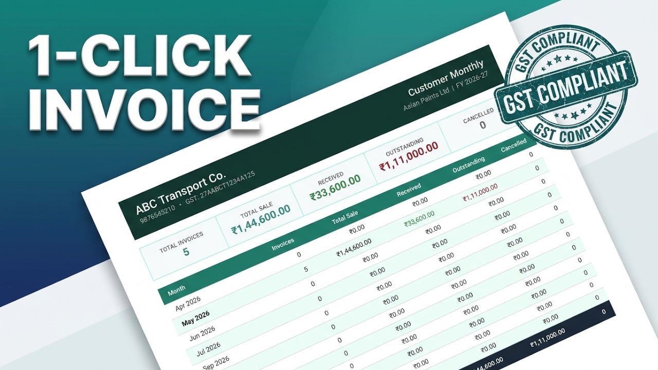 GST Transport Billing Software for Indian Transporters | Invoice & Reports Demo