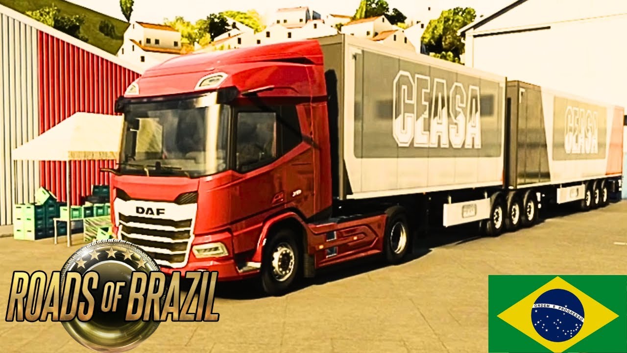 Roads of Brazil - Euro Truck Simulator 2 - Realistic 4K Gameplay ETS2 #1