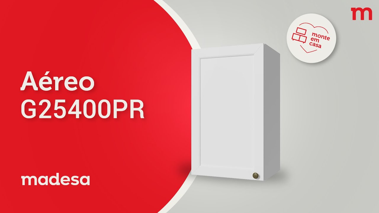 Montagem Aéreo G25400PR | Madesa Móveis