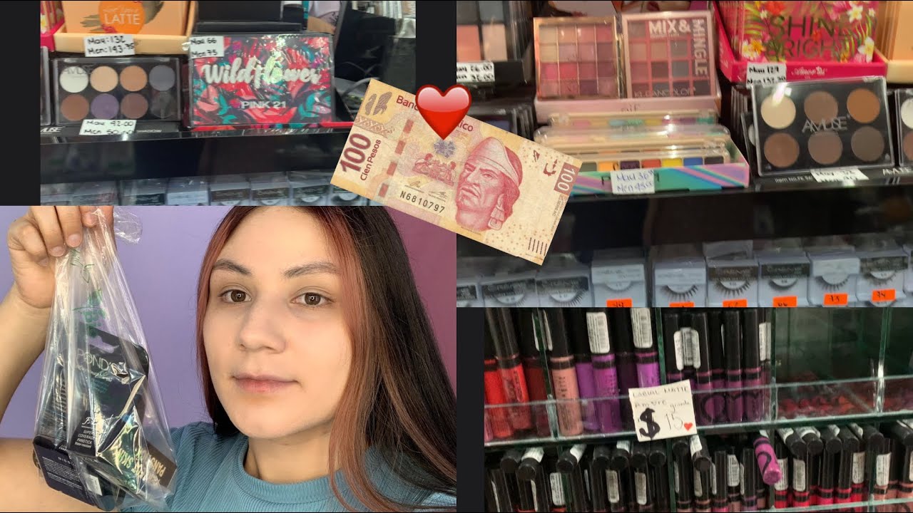 ME MAQUILLO CON SOLO 100 pesos 😱