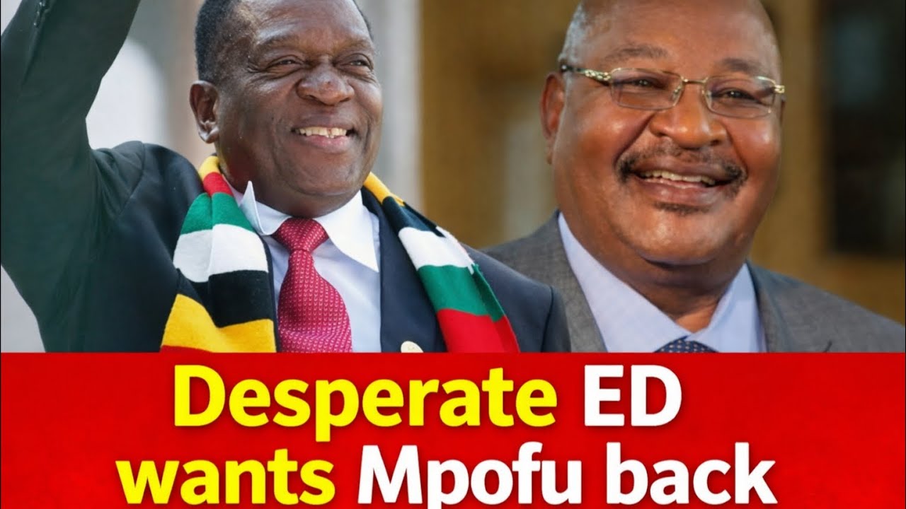 Obert Mpofu Snubs ED Emissaries, Refuses to Speak to Mnangagwa