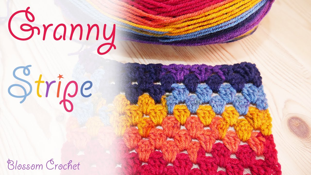 Super Easy Crochet: Granny Stripe Blanket / scarf