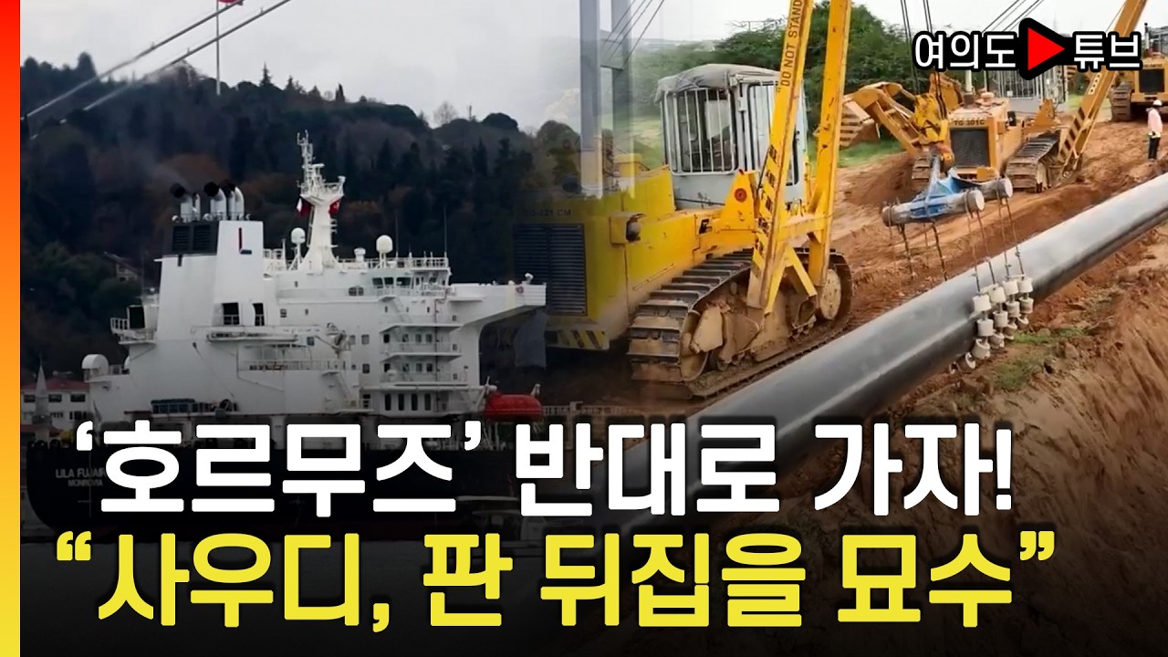 [여의도튜브] 바다 막히면 육로로..1200km '횡단 파이프' / 머니투데이방송