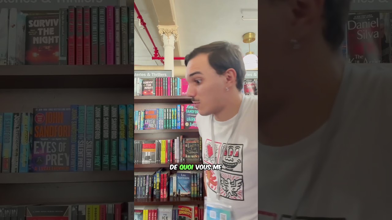 Une cliente me gonfle dans ma librairie 😤 #libraire #clientes #romans
