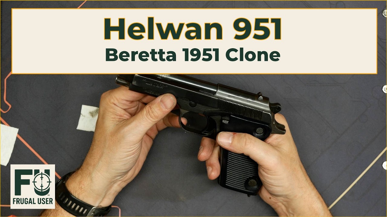 Helwan 951 9mm Review: Egyptian Beretta 1951 Clone Bench Overview