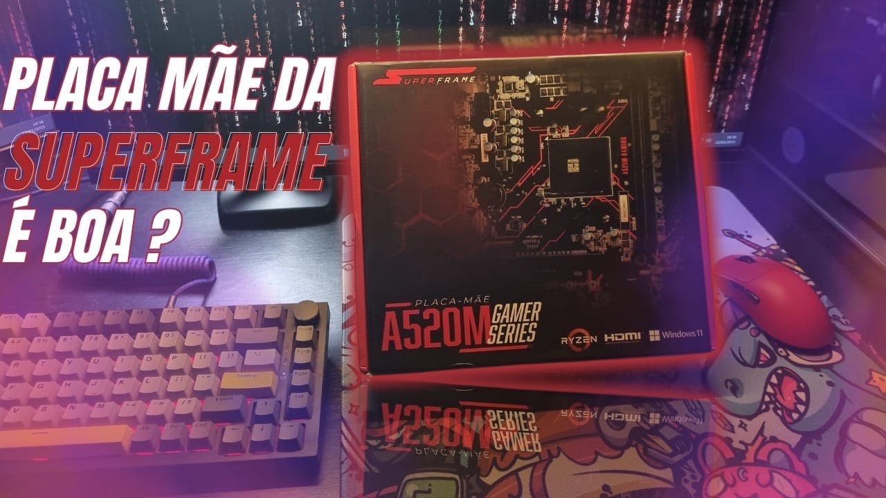 Placa Mae A520M da SuperFrame!  #pc #placamae #superframe #terabyte #hardware