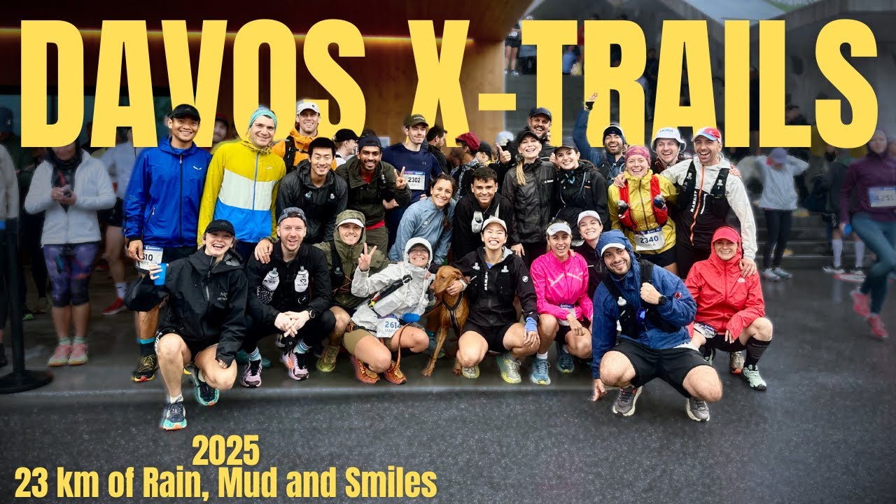 Davos X-Trails 2025 with Runners Collective Zurich | 23km Trail Run in Pouring Rain