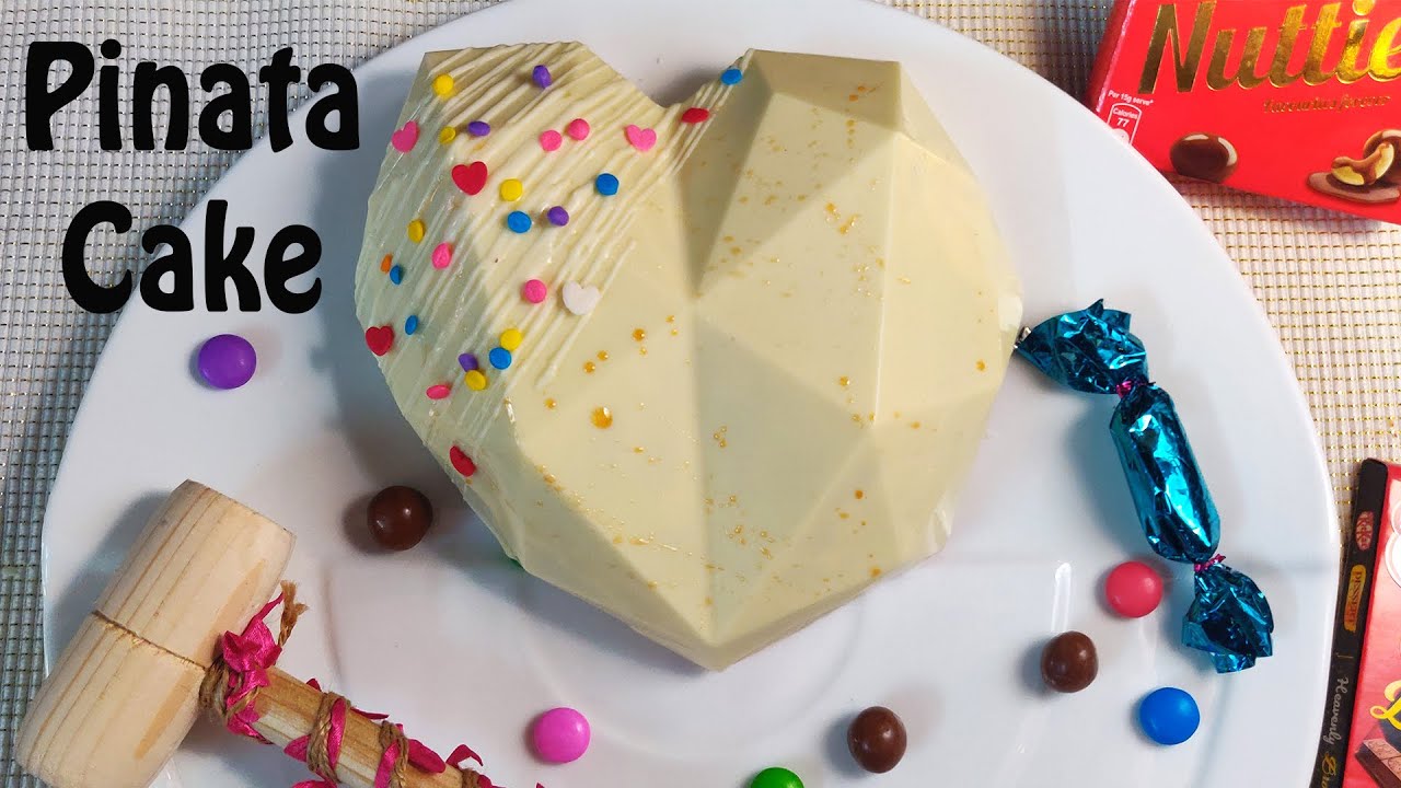 #Pinatacake | How To Make Viral Pinata Cake | 3D Chocolate Smash Cake | Hammer Cake | 3d Cake |