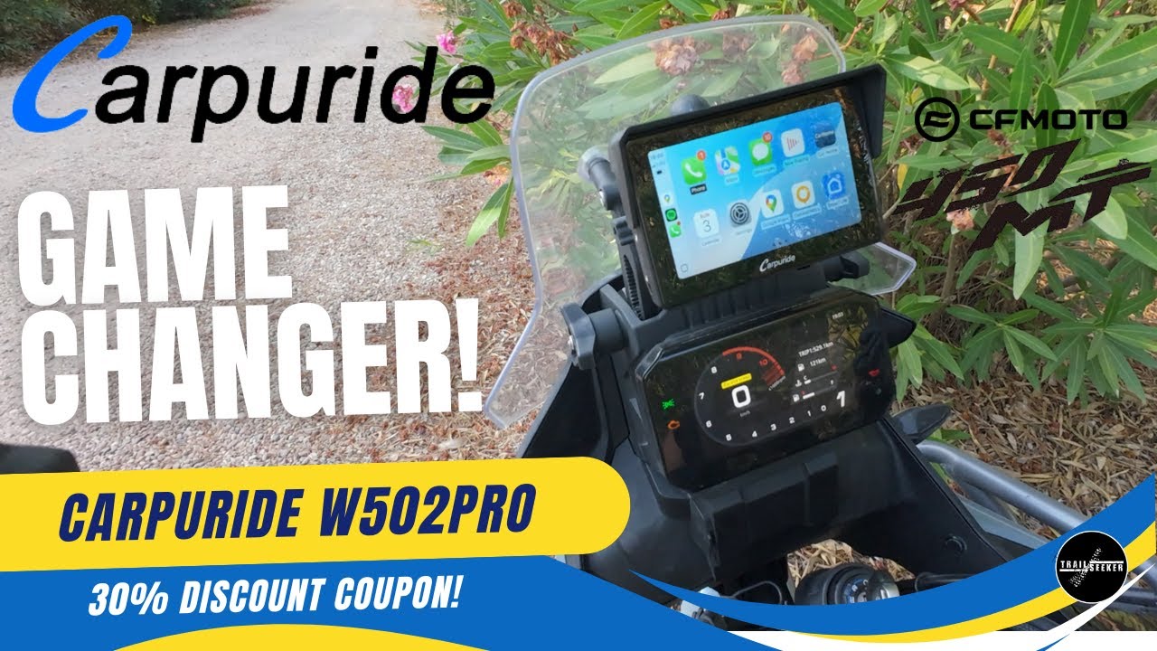 Carpuride W502Pro on CFMOTO 450MT! 30% discount coupon!