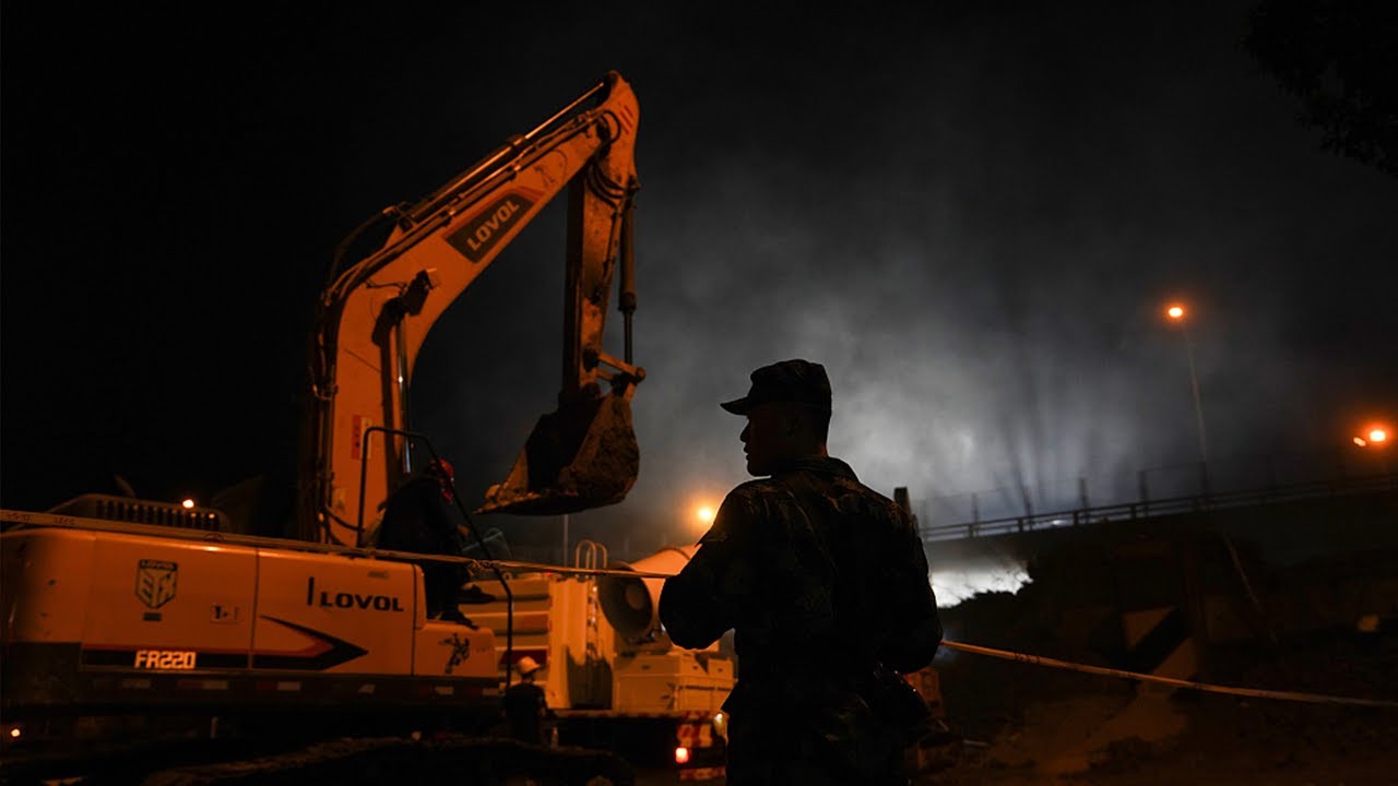 Three dead, Two injured in overpass collapse in eastern Chinese city