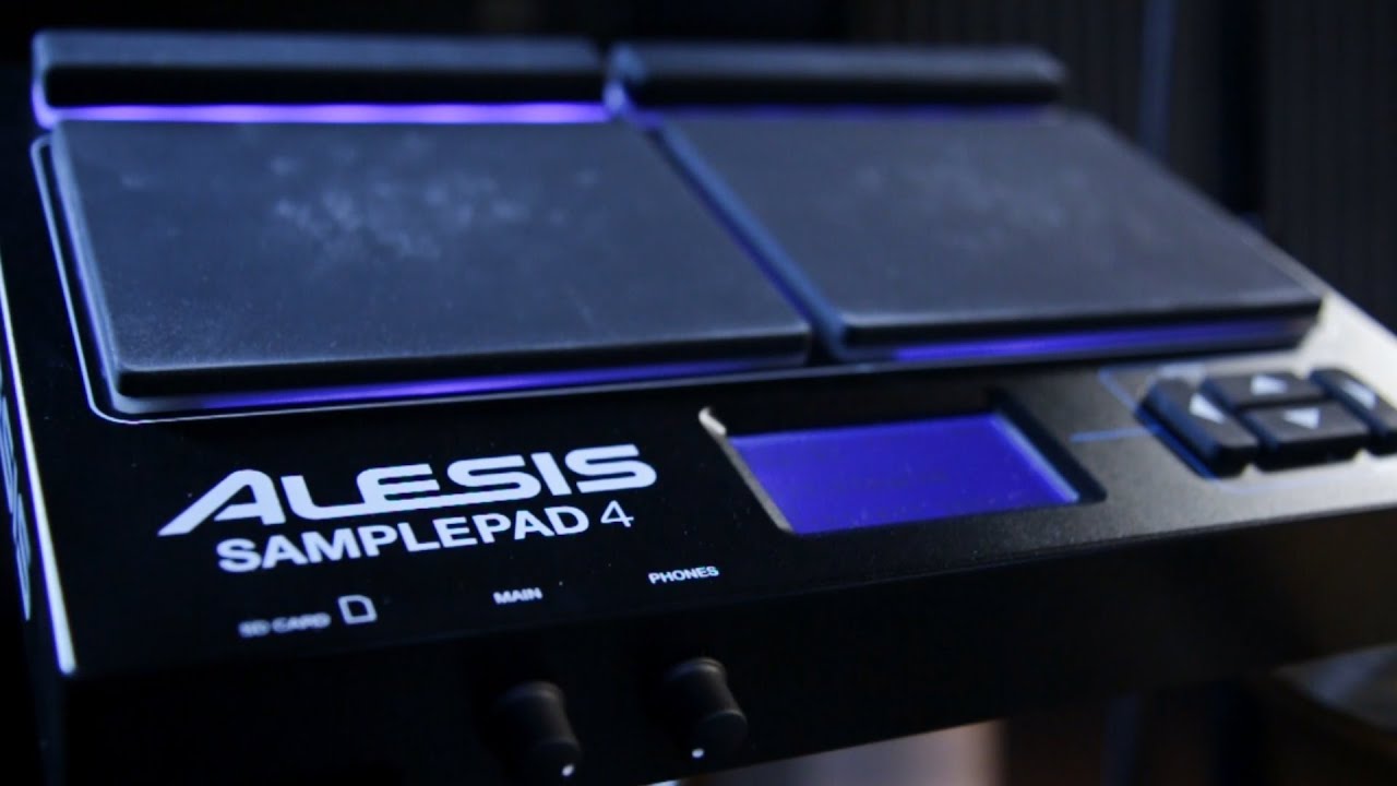 Демонстрация Alesis SamplePad 4