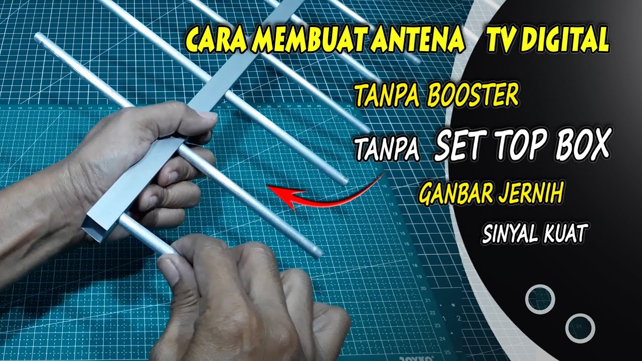 ILMU YANG SANGAT MAHAL !! Cara membuat antena tv digital terbaik di tahun ini